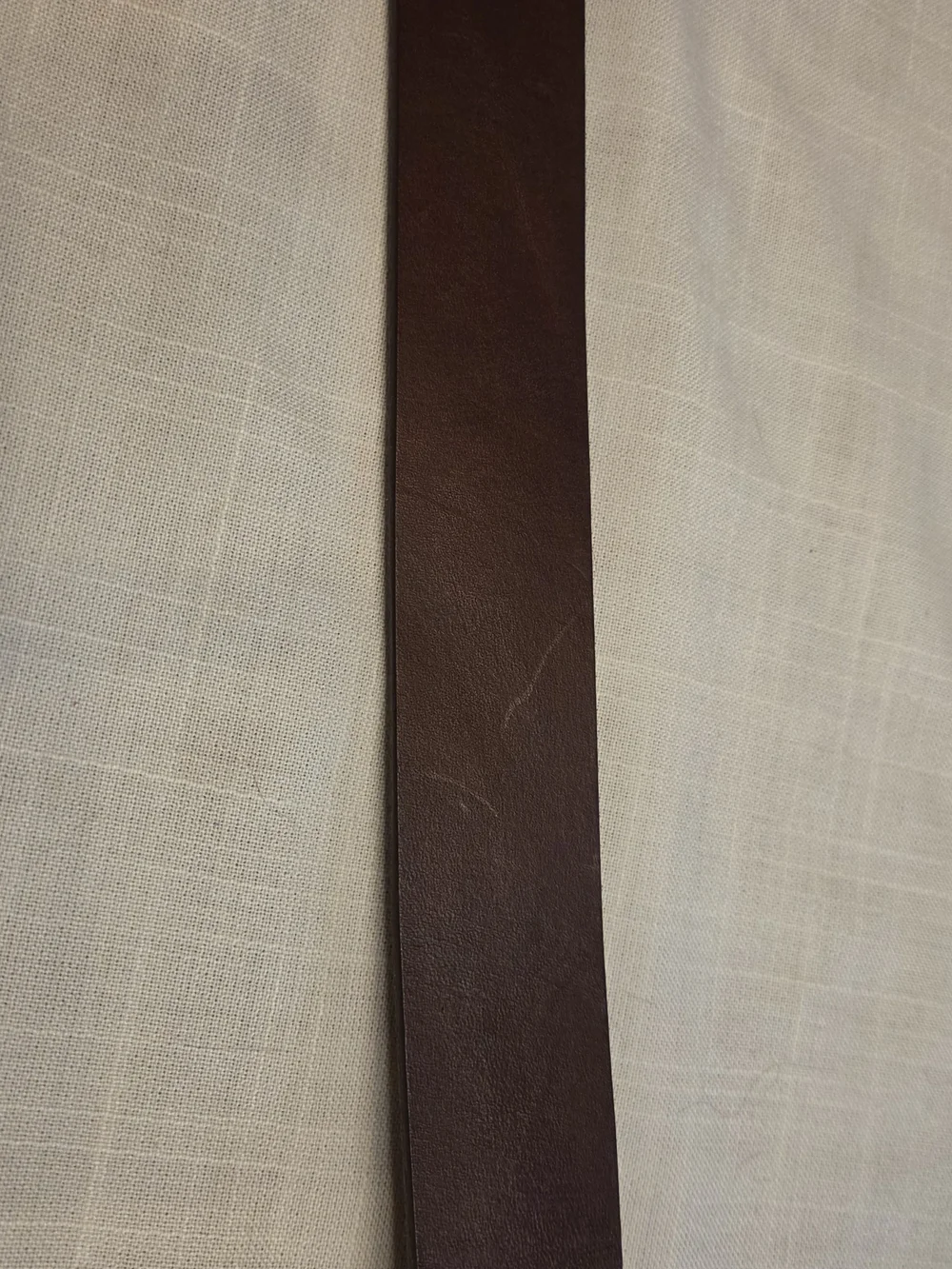 Ladies's Brown Leather Cowhide Belt with Antique Brass Buckle